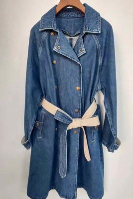 Vestido de denim de tejido suave y delicado Vestido de jeans para una sensación cómoda