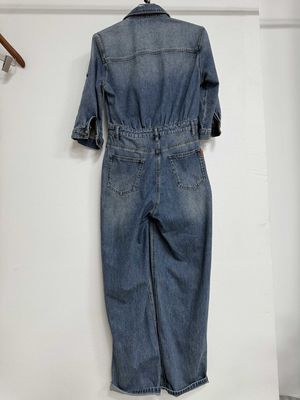 Traje de trabajo de manga larga de jeans de primera calidad, inspirado en ropa de trabajo